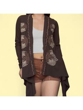 Stetson Women's Brown Cardigan